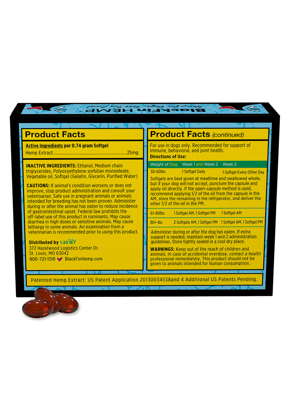 BlackFin HEMP™ for Companion Animals (30ct)