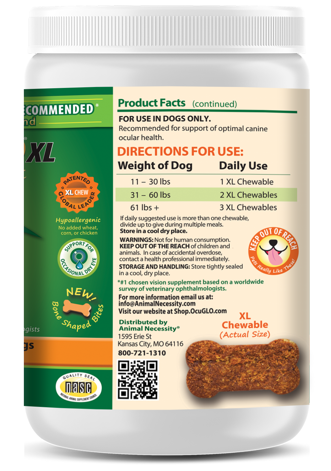 Ocu-GLO® XL Chewables (30ct)