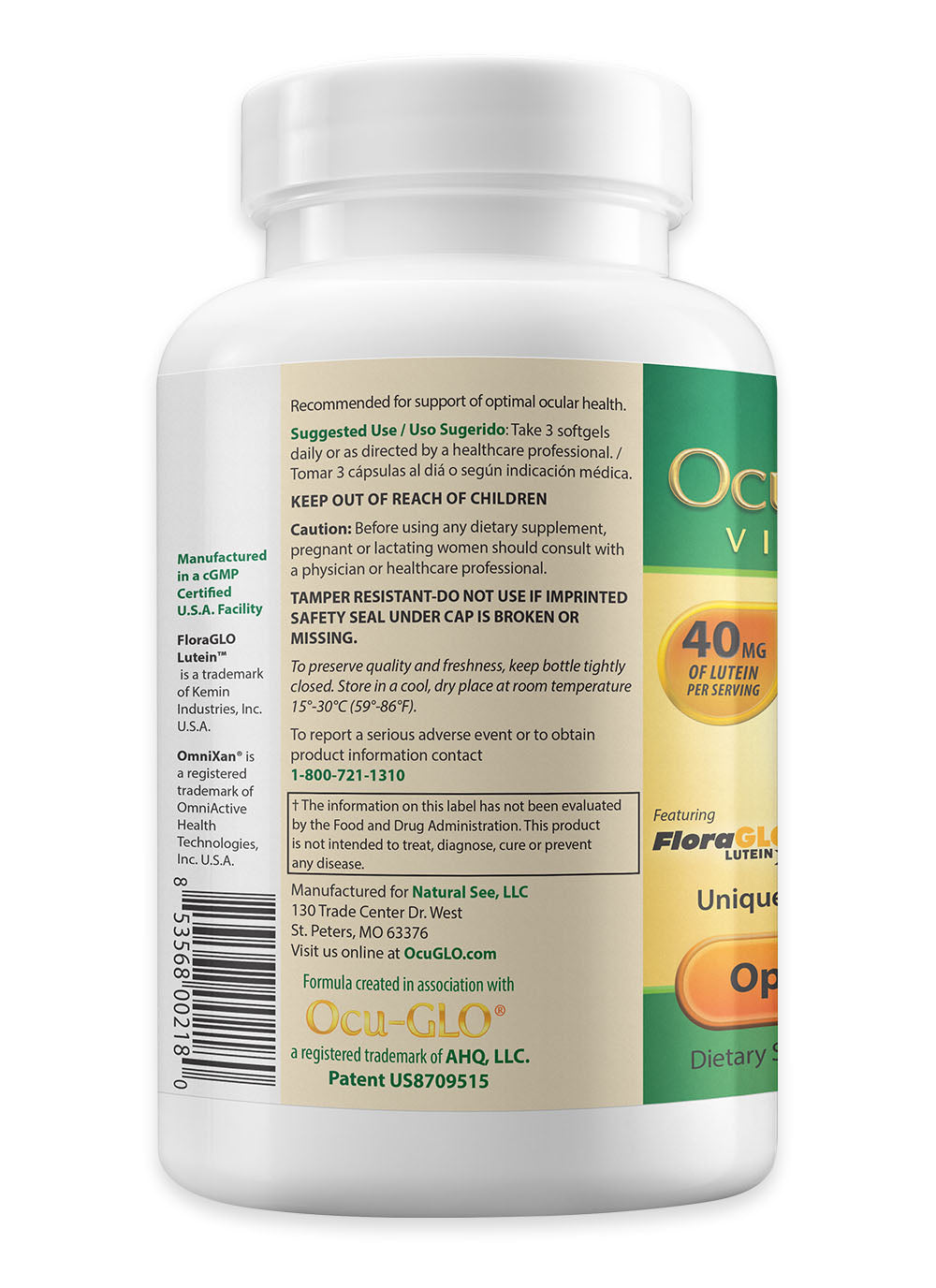 Ocu-GLO® Human Vision Formula